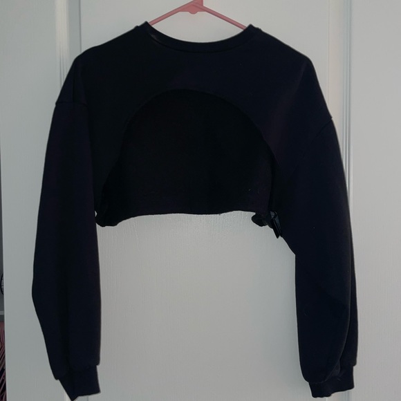 Super cropped sweatshirt - Picture 2 of 4